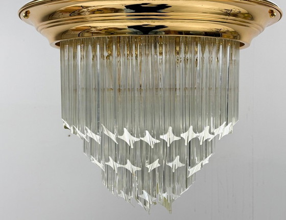 Image 1 of Ceiling light/lamp by Paolo Venini, Asta Quadrilobo, Murano glass, Italy, 1960s