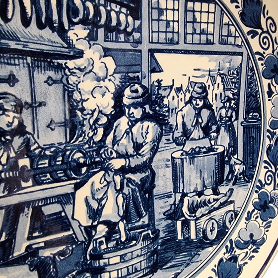 Image 1 of Royal Goedewaagen bord De worstenmaker, eind 20e eeuw