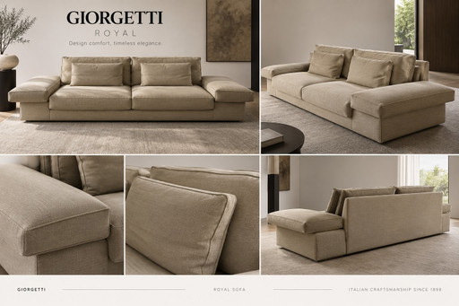 Divano Giorgetti Royal – Antonello Mosca – Design Italiano