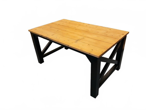 Massief Houten Eettafel