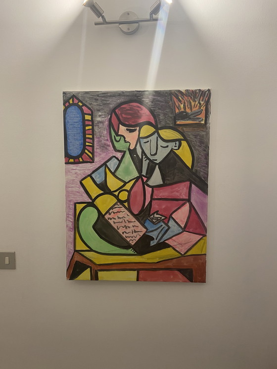 Image 1 of Gemälde nach Picasso Haring