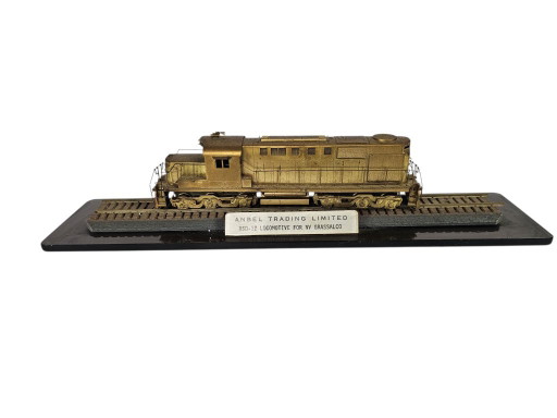 Anbel Trading Limited - Locomotive ALCO RSD-12 (DL-702) pour NV Grassalco - Laiton - Années 70 – decoratieve objecten, Wood