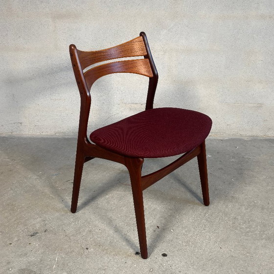 Image 1 of 6x Model 310 eetkamerstoelen door Erik Buch