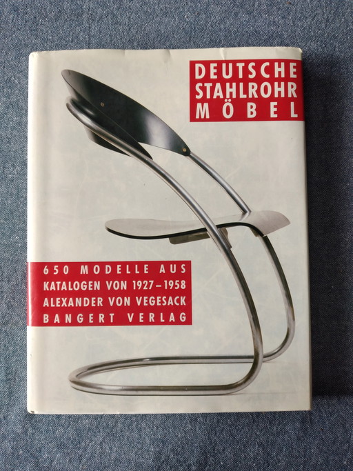 Libro. Deutsche Stahlrohrmöbel, 1986. Alexander von Vegesack.