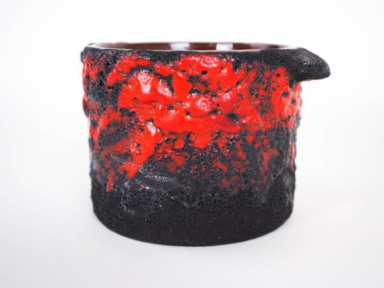 Image 1 of Ceramic vase, Fat Lava, German design, 1960s, made in Germany