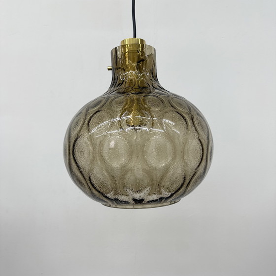 Image 1 of Limburg Glashütte glass hanging lamp , 1970s