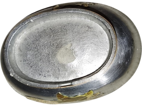 Image 1 of Eendendoos van blik en messing