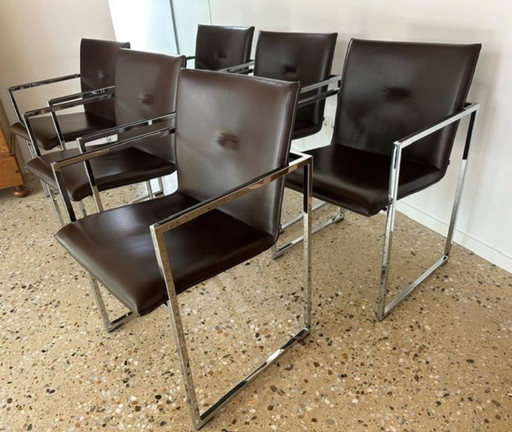 6 sedie da pranzo Arco Frame XL – eetkamerstoelen, Leather (photo 2 of 5)