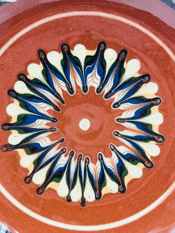 Image 1 of Troyan ceramic footed bowl from Bulgaria