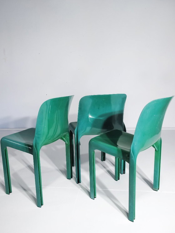 Image 1 of SET 3 ARTEMIDE SELENE by Vico Magistretti / GREEN / PATENT PENDING