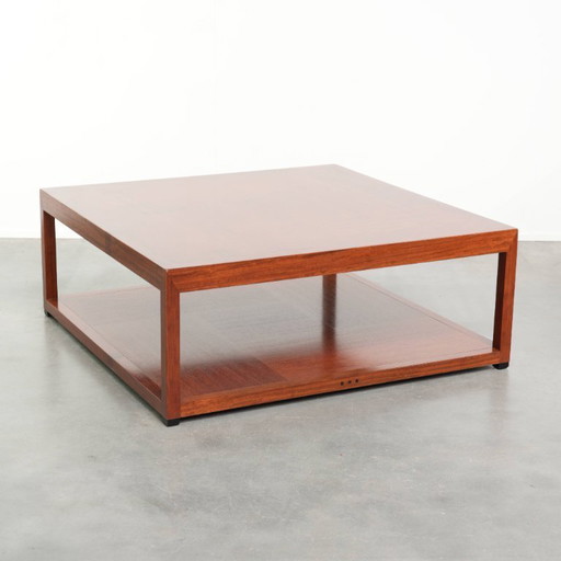 Large square Art Deco Schuitema coffee table from the Decoforma series in good condition and rare – salontafels, Wood