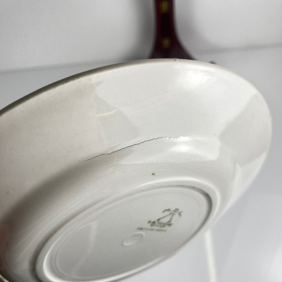 Image 1 of Set of 6 "The Beehive" dinner plates, Moulins des Loups, 20th century