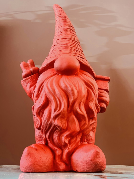 Image 1 of Statue de gnome en plâtre