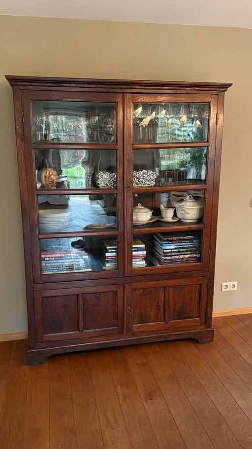 Teak china cabinet