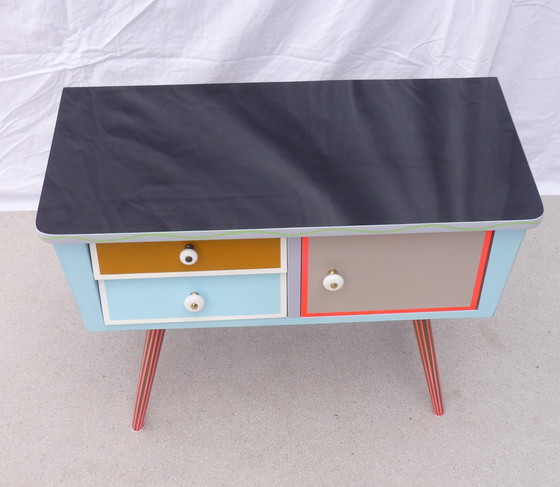 Image 1 of Mini cassettiera vintage 1 anta 2 cassetti