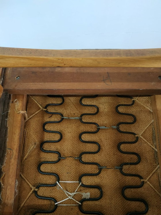 Image 1 of Prachtige set van 3 vintage jaren Scandinavische stijl 50-60 eetkamer keukenstoelen