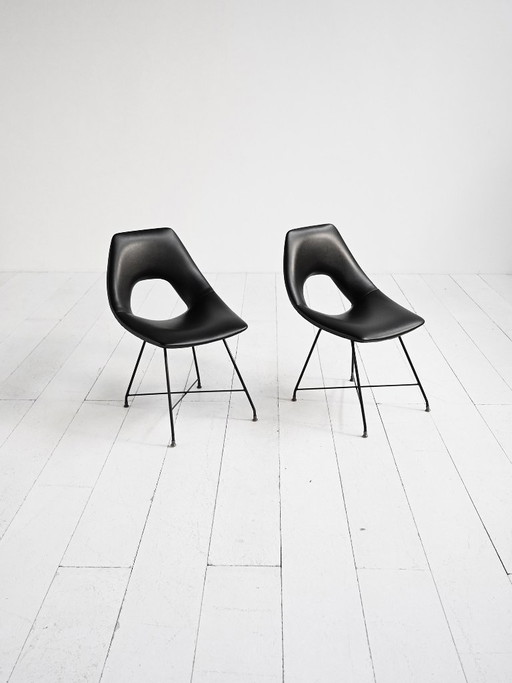 Pair of “Cosmos” chairs by Augusto Bozzi
