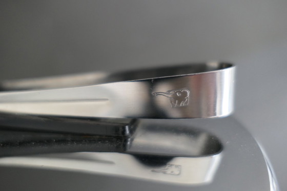 Image 1 of Vintage Elephant ijsemmer met originele ijstang RVS