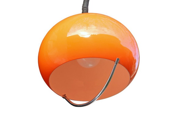 Image 1 of Lámpara colgante Guzzini modelo Jolly en color naranja, 1968