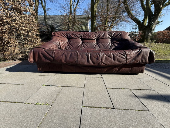 Image 1 of Ledersofa aus den Siebzigern