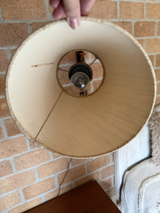 Image 1 of Lampada da parete a forbice in legno di teak, metà secolo