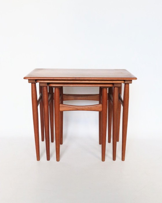 Vintage Danish teak nesting tables – Side tables, Wood (photo 5 of 12)