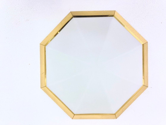 Image 1 of Octagonal ceiling lamp from Glashütte Limburg 70s 80s design