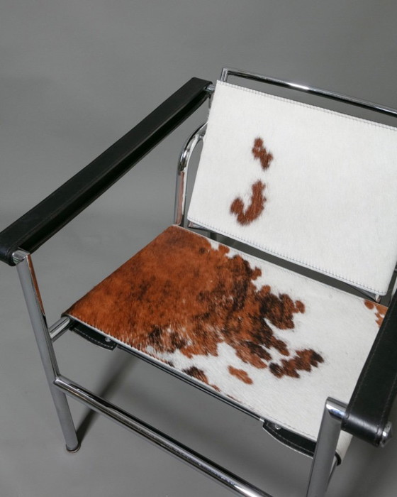 Image 1 of Sedia LC1 di Le Corbusier, Pierre Jeanneret, Charlotte Perriand per Cassina, anni '80