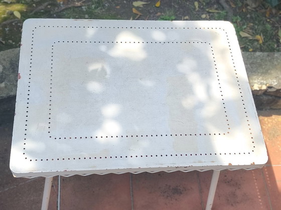 Image 1 of Ijzeren tafel in de stijl van Gio Ponti, Casa e Giardino 50'