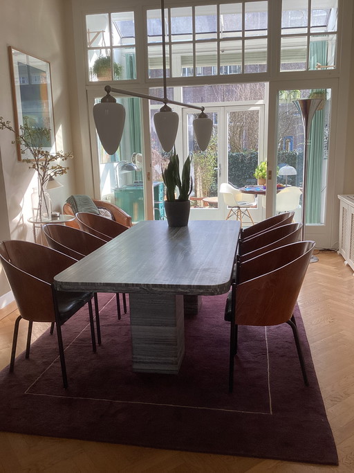 6 sillas de comedor más mesa