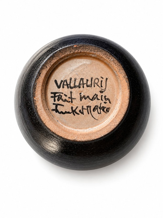 Image 1 of Pique-Fleurs Vallauris vaas - Fonck et Mateo - Vintage keramiek uit de jaren 60