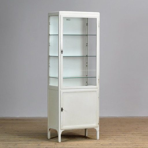 Gabinete médico antiguo, década de 1970. – kasten, Glass, Metal