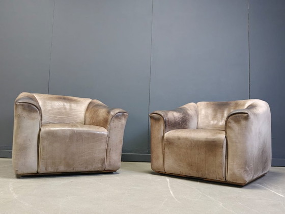 Image 1 of Pair of DS47 armchairs, 1960s 