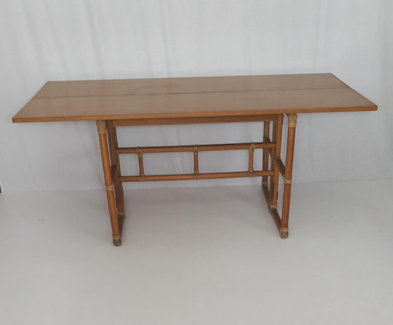 Image 1 of Lyda Levi - McGuire Console Table, 70s