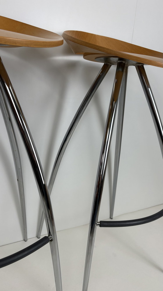 Image 1 of Vintage Magis Lyra set of bar stools Design Group Italia