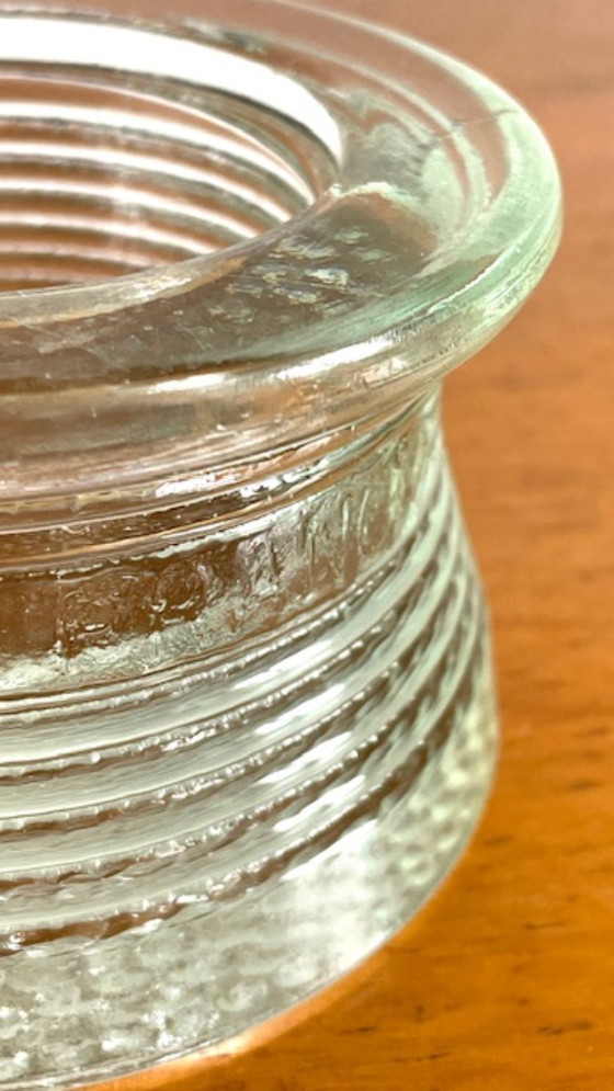 Image 1 of Vintage Glass Paperweight Trinket Tray