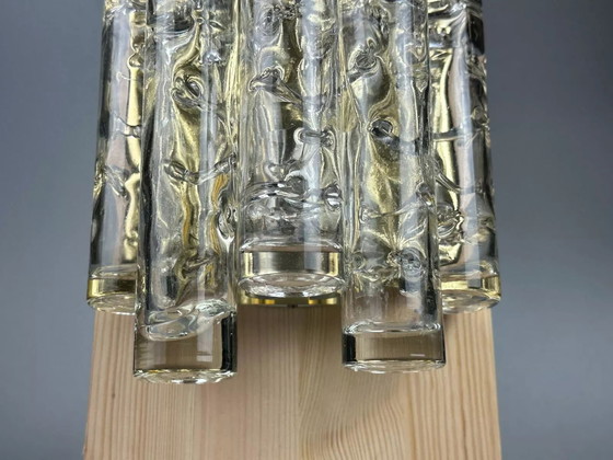 Image 1 of 60's 70's Applique Doria Leuchten Germany Wall Sconce Space Age Design