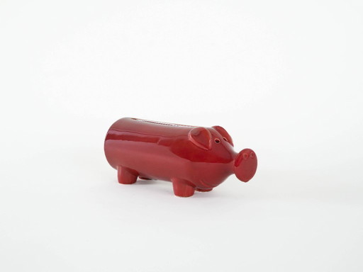 Porcelain piggy bank, Danish design, 1960s, manufactured in Denmark