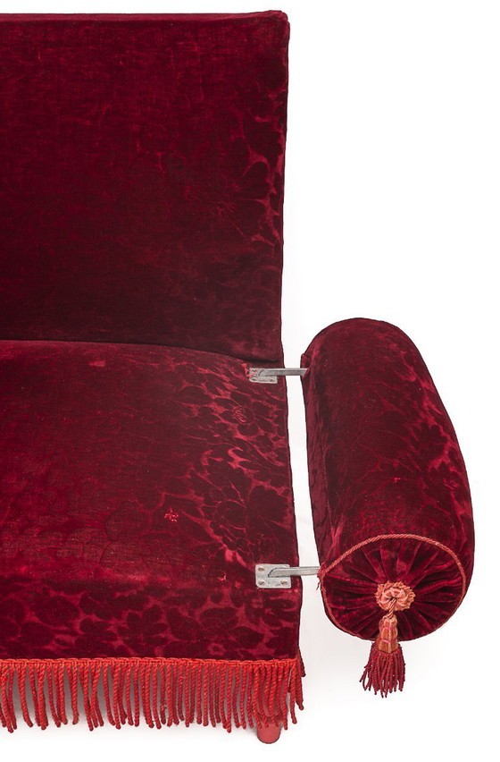 Image 1 of Sofá alsaciano rojo