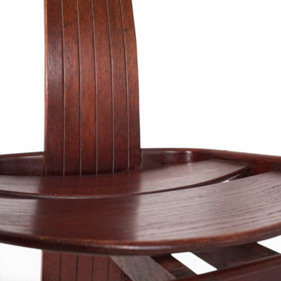 Image 1 of Allmilmö Brutalistischer Eichenstuhl, 1980