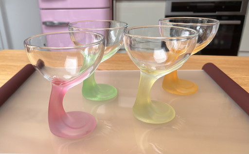 Coupes à Glace Bormilio Rocco 1970