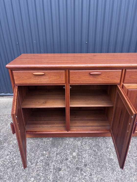 Image 1 of Buffet bas vintage dressoir teck