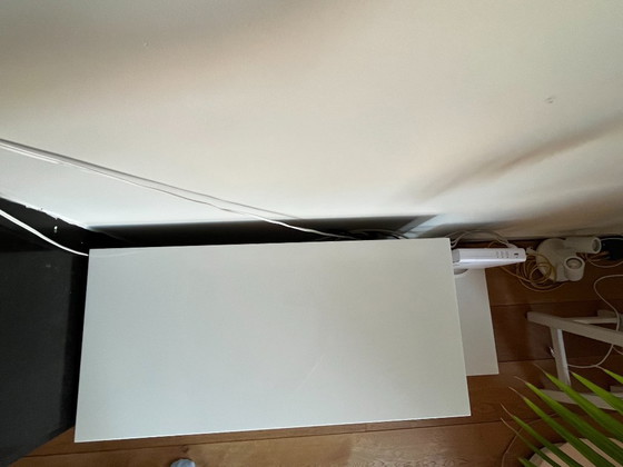 Image 1 of Tv kastje meubel hoogglans wit met twee onderbladen