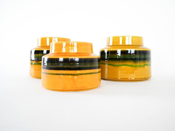 Image 1 of Set keramische vazen, Italiaans design, jaren 60, vervaardigd in Italië.