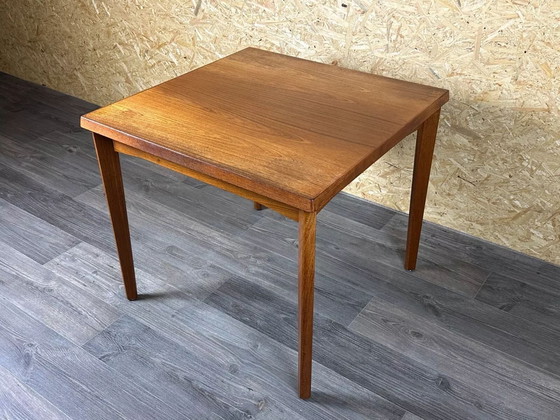Image 1 of 60's 70's Teak Dining Table Table de salle à manger Par Burchardt-Nielsen Made In Denmark