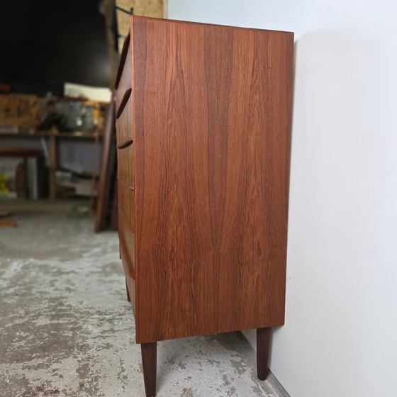 Cassettiera danese vintage, teak anni '60 scandinava, Cassettiere, Legno, Marrone, Scandinavian (foto 14 di 19)