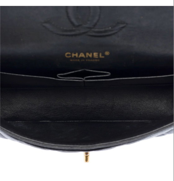 Image 1 of Sac CHANEL Timeless/Classique en Cuir Noir - 103437