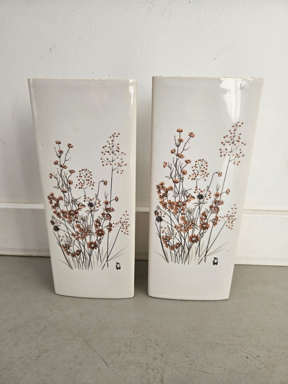Set di 8 vaschette per termosifoni / vasi da parete vintage Il Coccio 70 – Decorazioni murali, Porcellana (photo 8 of 14)