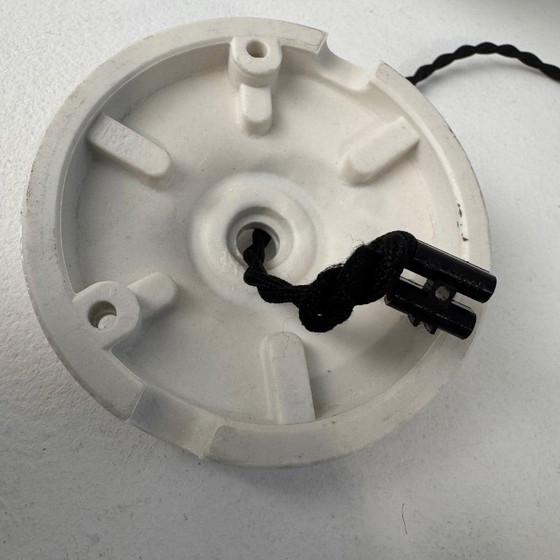 Image 1 of ANTIQUE ART DECO OPALINE PENDANT LIGHT