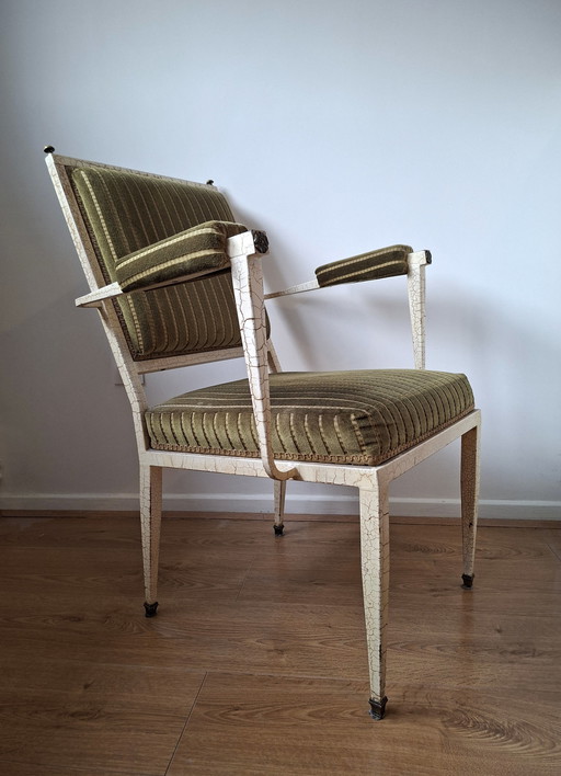 Louis XVI kaptafel en stoel